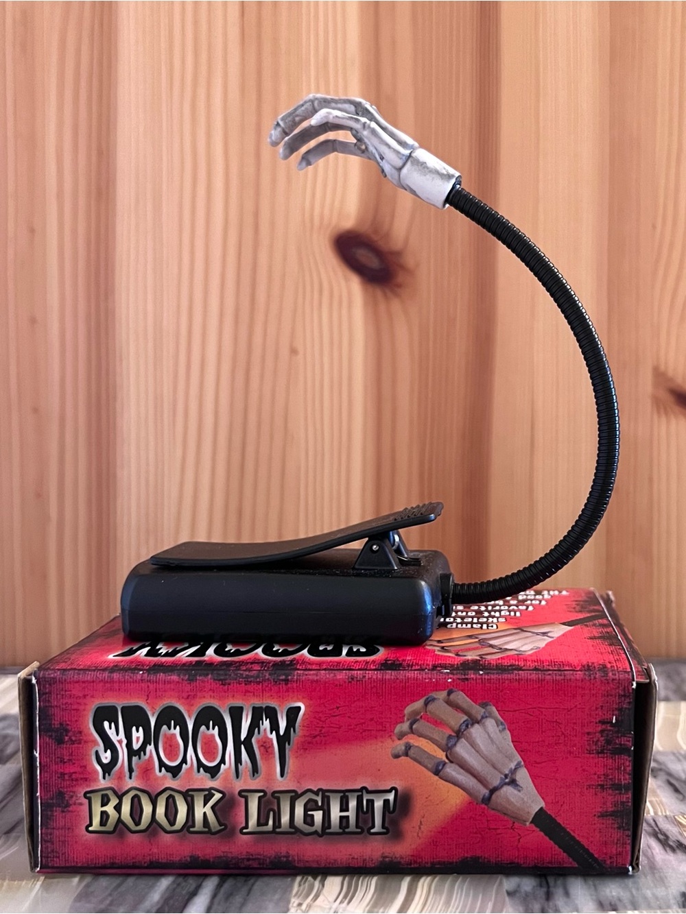 Spooky Skeleton Hand Book Light Goosebumps Retro Scholastic Halloween